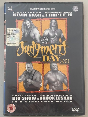 Dvd wwe judgment - dvd, 2003