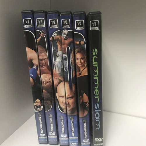 Wwe dvd lot summerslam - dvd, summerslam,