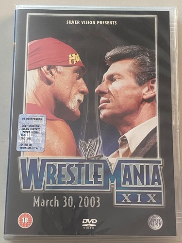 Dvd wwe wrestlemania - dvd, 19