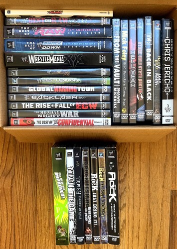 Wwe wwf dvd lot - lot, attitude