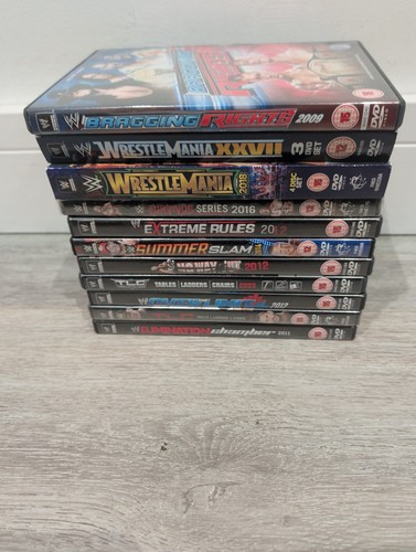 Bundle wwe dvds - 11,