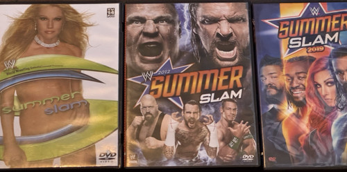 Wwe summerslam dvd lot 2003 - wwe,
