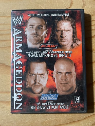 Wwe armageddon 2002 dvd triple - wwe,